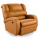 Poltrona do Papai Reclinável Napoli Power Elétrica PU Whisky FH1 - D'Rossi