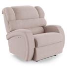 Poltrona Do Papai Reclinável Napoli Power Touch Massagem Veludo Rosê Fh1