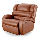 Poltrona do Papai Reclinável Napoli Power Touch USB PU Caramelo Brilho FH1 - D'Rossi