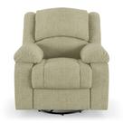Poltrona do Papai Reclinável Sala de Cinema Barcelona Glider Manual Giratória Massagem USB Linho Bege G23