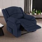 Poltrona do Papai Reclinável Sala de Cinema Madrid Power Touch PU Azul G23