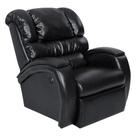 Poltrona do Papai Reclinável Zero Wall com Botão Biorne F05 Corano Preto Brilho - Lyam Decor Poltrona do Papai Reclinável Zero Wall com Botão Biorne F05 Corano Preto Brilho - Lyam Decor