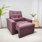 Poltrona do Papai Retrátil e Reclinável em Tecido Suede