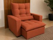 Poltrona do Papai Retrátil e Reclinável em Tecido Suede Poltrona do Papai Retrátil e Reclinável em Tecido Suede