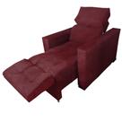 Poltrona do Papai Retrátil e Reclinável Madri Bordo Poltrona do Papai Retrátil e Reclinável Madri Bordo