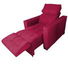 Poltrona do Papai Retrátil e Reclinável Madri Vermelho