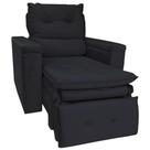 Poltrona do Papai Retrátil Reclinável Veludo Conforto Larbelle