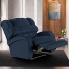 Poltrona do Papai Sala de Cinema Reclinável Kylie Controle Power Elétrico PU Azul G23
