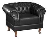 Poltrona Duque Chest Courano Preto