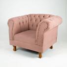 Poltrona Duque Chesterfield Capitonê Eventos ROSA