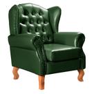 Poltrona e Puff Chesterfield Imperador Decoração Retrô Vintage