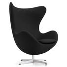 Poltrona Egg em Tecido Suede
