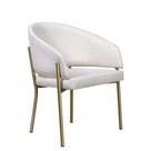 Poltrona Estofada 4 Pés em Ferro Dourado PL155 Cercatto Poltrona Estofada 4 Pés em Ferro Dourado PL155 Cercatto