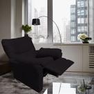 Poltrona Extensão De Cílios Reclinável Manu Preto