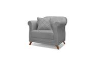Poltrona Felipe Luxo 1 Lugar Linho - Se Liga Shop