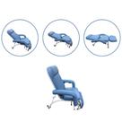 Poltrona Hospitalar Home Care Descanso Com Perneira Independente Rodízios Comfort Azul Céu Poltrona Hospitalar Home Care Descanso Com Perneira Independente Rodízios Comfort Azul Céu