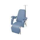 Poltrona Hospitalar Para Coleta e Hemodiálise Com Suporte de Soro Standard Azul Céu