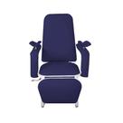 Poltrona Hospitalar Para Coleta e Hemodiálise Standard Azul Marinho