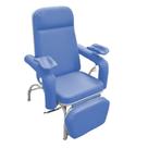 Poltrona Hospitalar Reclinável Para Coleta e Hemodiálise Comfort Azul Céu