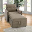 Poltrona Icaria 3 em 1 Poltrona Chaise Cama Estofama