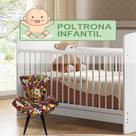 Poltrona Infantil Elegance Floral Impermeável