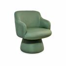 Poltrona Jade Base Cone Fixa Linho Verde - Nexta Casa