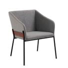 Poltrona Jobim Base em Aço 77cm X 64cm X 61cm