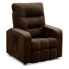 Poltrona Js Reclinável Comfort material sintético Marrom Poltrona Js Reclinável Comfort material sintético Marrom