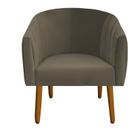 Poltrona Julia Decoração Salão Cadeira Escritório Recepção Estar Amamentação Suede Grafite - D'Classe Decor Poltrona Julia Decoração Salão Cadeira Escritório Recepção Estar Amamentação Suede Grafite - D'Classe Decor