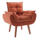 Poltrona Lidi Suede Terracota