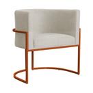 Poltrona Luana para Sala Base em Bronze Suede Cores - DS Estofados Poltrona Luana para Sala Base em Bronze Suede Cores - DS Estofados