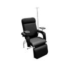 Poltrona Luxo Hospitalar Reclinável Simultânea Coleta Com Suporte de Soro Preta Poltrona Luxo Hospitalar Reclinável Simultânea Coleta Com Suporte de Soro Preta