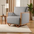 Poltrona Luxo Madeira Maciça Matteo