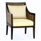 Poltrona Madeira Imbuia c Palhinha Classico Luxo