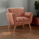 Poltrona Madeira Maciça Lyz Luxo