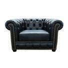 Poltrona Maísa 125cm Couro Preto - Sallar Home Poltrona Maísa 125cm Couro Preto - Sallar Home
