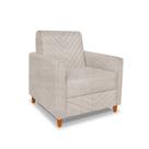 Poltrona Mavie Linho Rustico Areia - Lucadi Home Poltrona Mavie Linho Rustico Areia - Lucadi Home