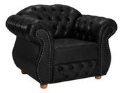 Poltrona Merlô Chest Courano Cor:Preto