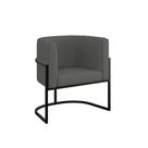 Poltrona Moderna Confortável com Base de Metal Black Balaqui Poltrona Moderna Confortável com Base de Metal Black Balaqui