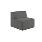 Poltrona Modular Puff Compacto Bouclê Confortável - Balaqui Grafite Poltrona Modular Puff Compacto Bouclê Confortável - Balaqui Grafite