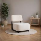 Poltrona Molise Revestidos em Tecido Bouclê 77x65x75,5cm