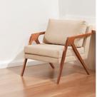 Poltrona Mona Linho Bege Sofisticado Sala Pé Madeira Maciça Poltrona Mona Linho Bege Sofisticado Sala Pé Madeira Maciça