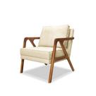 Poltrona Mona Linho Rustico Natural - Lucadi Home