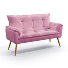 Poltrona Namoradeira Opala Sued Rosê Aradecor
