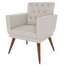 Poltrona Nina com Capitone - Bege Poltrona Nina com Capitone - Bege