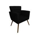 Poltrona Nina Preta Confort - Essencial Shop