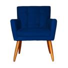 Poltrona Onix Para Sala Pés Palito Suede Poltrona Onix Para Sala Pés Palito Suede