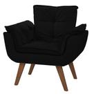 Poltrona Opala Azul Preto