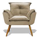 Poltrona Opala Decoração Sala Estar Jantar Recepção Escritório Salão Clínica Criative Decor Suede Cappuccino Poltrona Opala Decoração Sala Estar Jantar Recepção Escritório Salão Clínica Criative Decor Suede Cappuccino