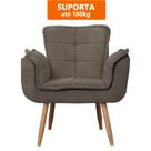 Poltrona Opala Para Sala Cadeira Elegante Com Apoio de Braço em Veludo Várias Cores - Sentô Poltrona Opala Para Sala Cadeira Elegante Com Apoio de Braço em Veludo Várias Cores - Sentô